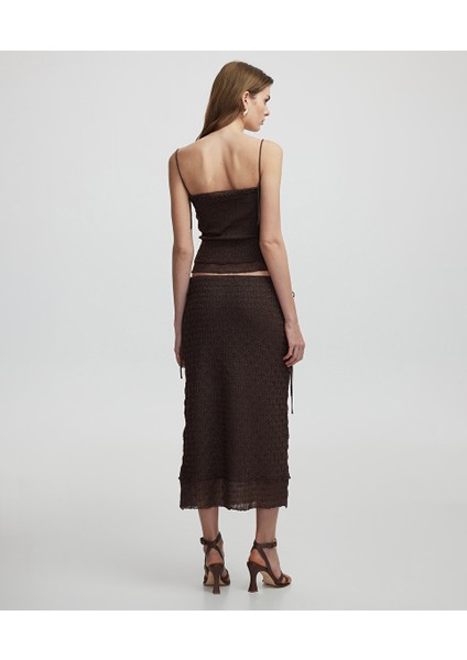 Lurex Iplikli Triko Etek IS1250004072074
