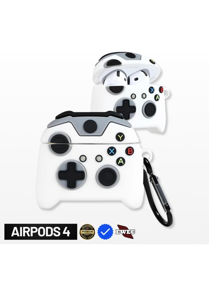 4. Nesil Uyumlu Beyaz Xbox Konsol Figürlü Koruyucu Silikon Kulaklık Kılıfı