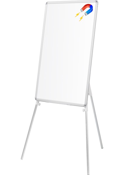 50 cm x 70 cm Teleskopik Ayaklı Manyetik Yazı Tahtası Beyaz modelleri