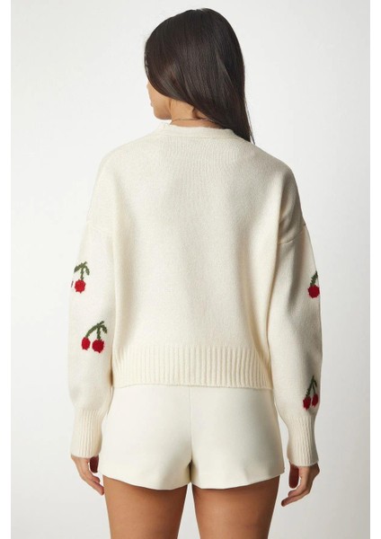 Örgü Detaylı Ceket Görünümlü Triko Hırka fırsatları