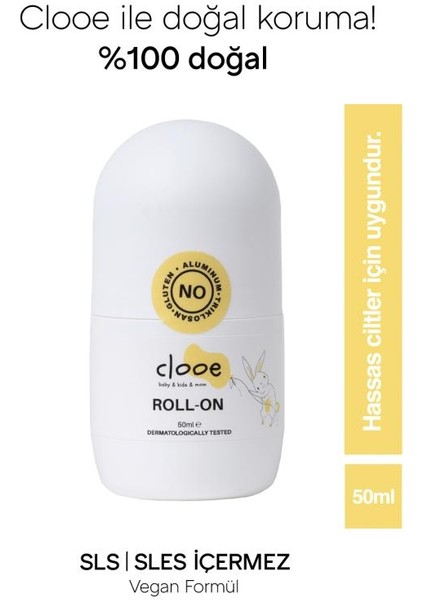 Doğal Roll on (50ml) - Lekesiz Fresh