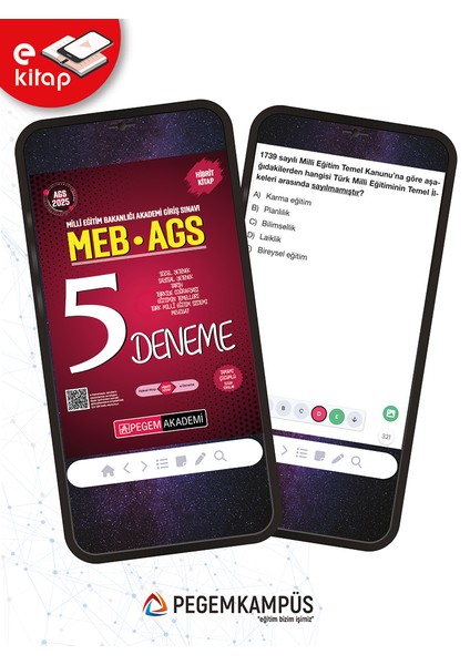 2025 MEB-AGS Tamamı Çözümlü 5 E-Deneme