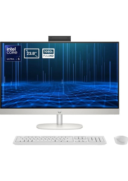 24-cr1021nt B05RSEA Intel Core Ultra 5 125U 16GB DDR5 512GB SSD 23.8 inç Full HD FreeDos Beyaz All In One Bilgisayar