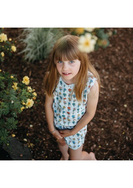 Grafik Çiçek Şortlu Pijama fırsatları