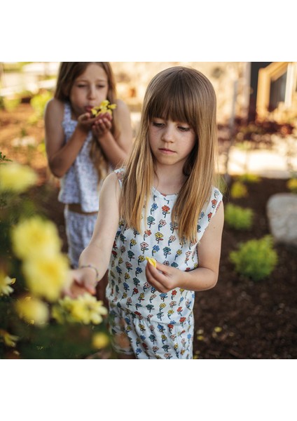 Grafik Çiçek Şortlu Pijama indirimleri