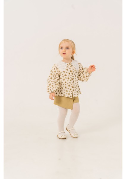 Kız Bebek Fistolu Şort Etek Takım (Külotlu Çorap Hediyeli) fiyatları