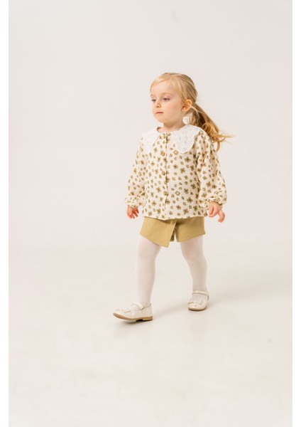 Kız Bebek Fistolu Şort Etek Takım (Külotlu Çorap Hediyeli) modelleri