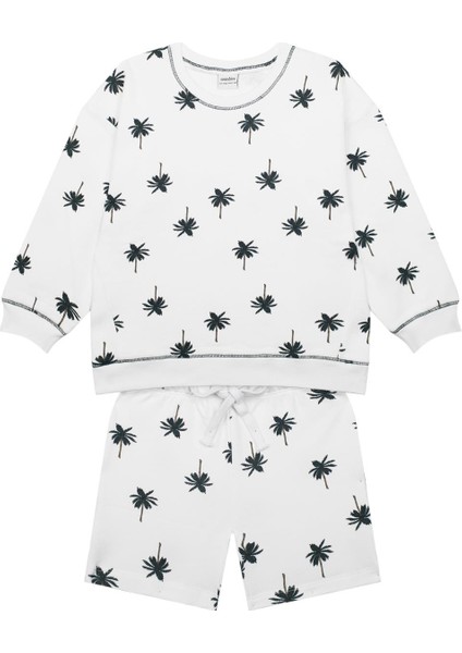 Palmiye Sweatshirt Şort Set fiyatları
