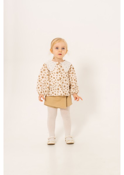 Kız Bebek Fistolu Şort Etek Takım (Külotlu Çorap Hediyeli) fiyatları