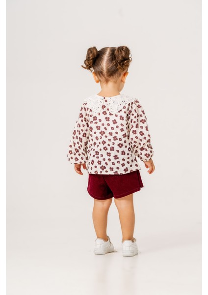 Kız Bebek Fistolu Şort Etek Takım (Külotlu Çorap Hediyeli) modelleri