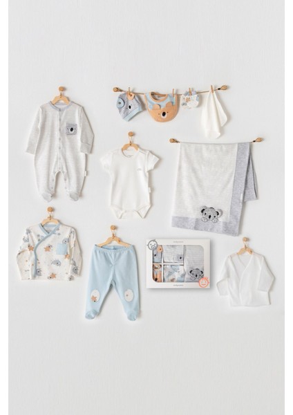 AC23171 Bebek Hastane Cıkısı 10 Pcs Newborn Set Koala