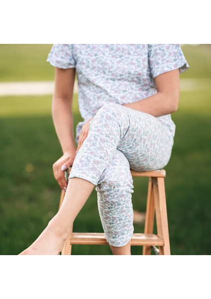 Kır Çiçekleri Kısa Kollu Pijama
