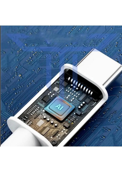 120W Type-C To Type-C Hızlı Şarj ve Data Kablosu Beyaz