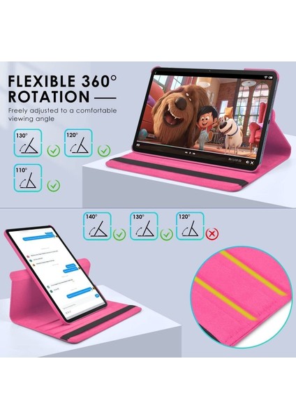 Honor Pad X8A 11 Inç Kılıf 360° Dönebilen Uyku Modlu Standlı Pu Deri Tablet Kapaklı Kılıf fiyatları