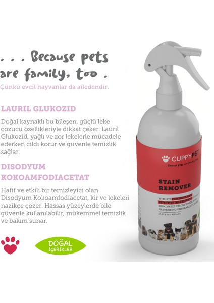 Kedi Leke Temizleyici Sprey 400 ml fiyatları