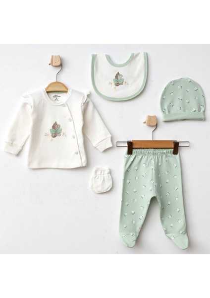 5335 Kız Bebek Ekru 5'li Hastane Çıkışı