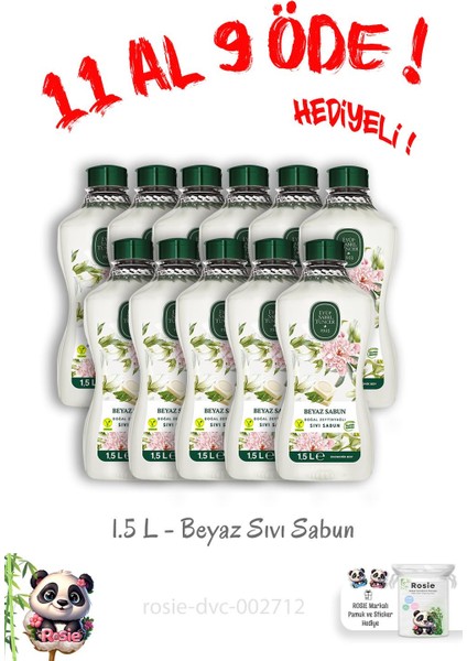 Zeytinyağlı Beyaz Sabun - Rosie Hediye