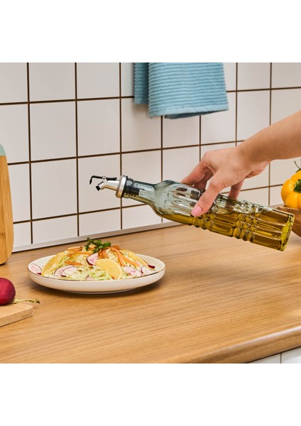 Daisy Cam Dikdörtgen Yağdanlık 500 ml Petrol Mavisi fiyatları