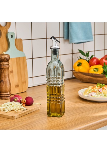 Daisy Cam Dikdörtgen Yağdanlık 500 ml Petrol Mavisi modelleri