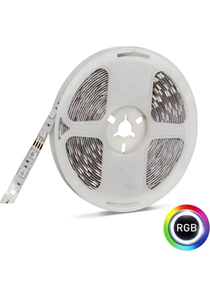 Doraled Şerit LED 12V 9 mm Rgb Adreslenebilir (Koşan Led) 2811 - 5 Metre
