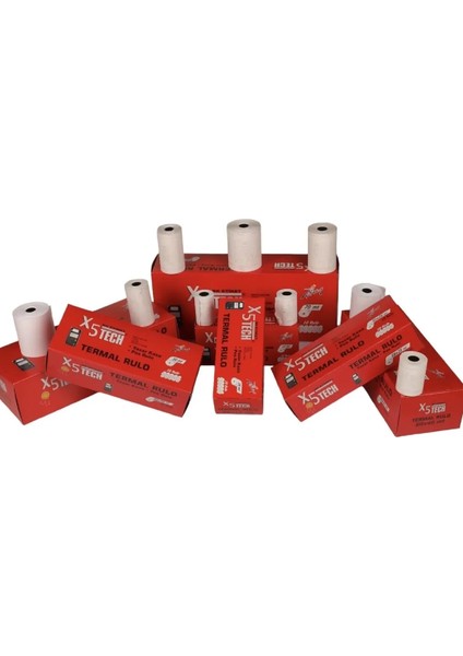 X5 Tech Termal Yazar Kasa Pos Rulosu 56X16 mt (5paket 50 Rulo) fiyatları