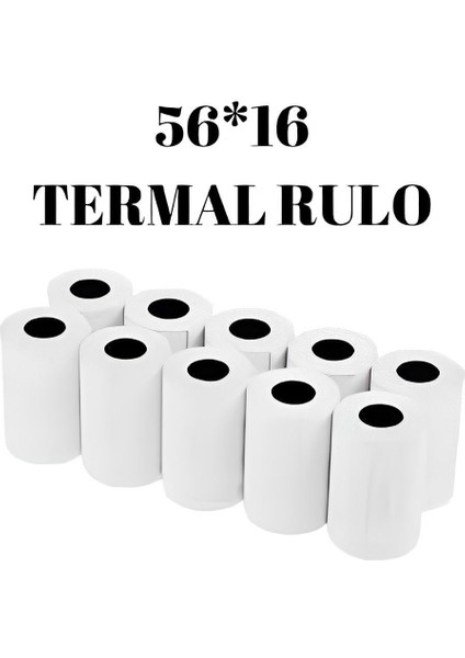 X5 Tech Termal Yazar Kasa Pos Rulosu 56X16 mt (5paket 50 Rulo) modelleri