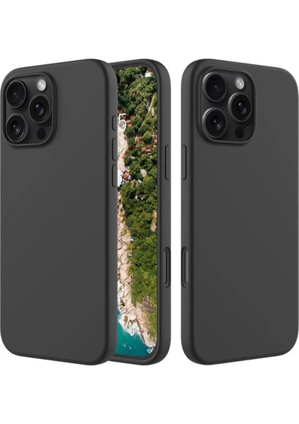Apple iPhone 16 ile Uyumlu Campro Serisi Kamera Korumalı Silikon Kılıf - AL3427