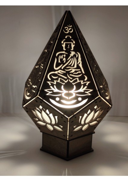 3D Masa Üstü "zen Işığı: Buda Lotus Lambası"