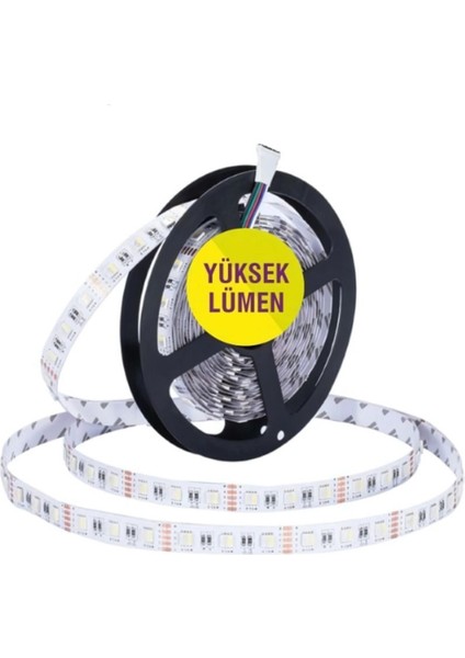 Inoled Şerit LED 12V 6 mm 120 Ledli 5 Metre - 3000K Sarı