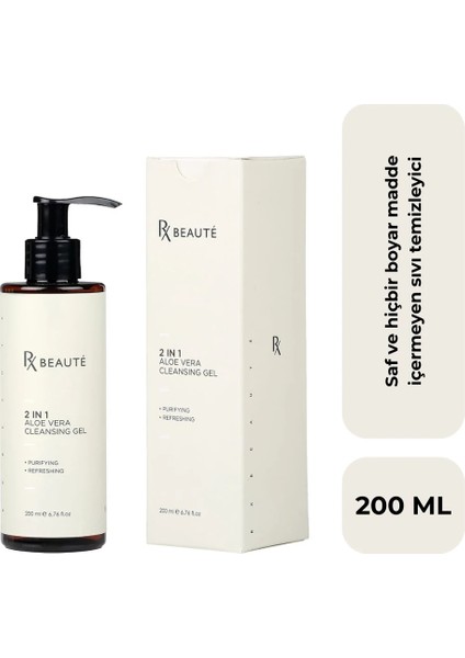 2 In 1 Aloe Vera Cleansing Gel Yıkama Jeli - 2'li Set fiyatları