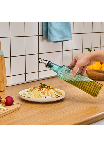 Daisy Cam Çizgili Yağdanlık 500 ml Mavi fiyatları