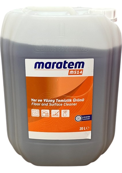 M514 Yer ve Yüzey Temizleme Ürünü Lavanta 20 lt