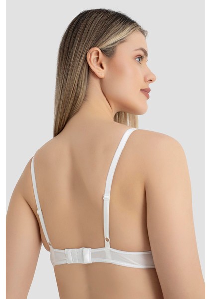 Kadın Dolgulu Destekli Balenli Sütyen 3'lü Set Siyah Beyaz Kırmızı indirimleri