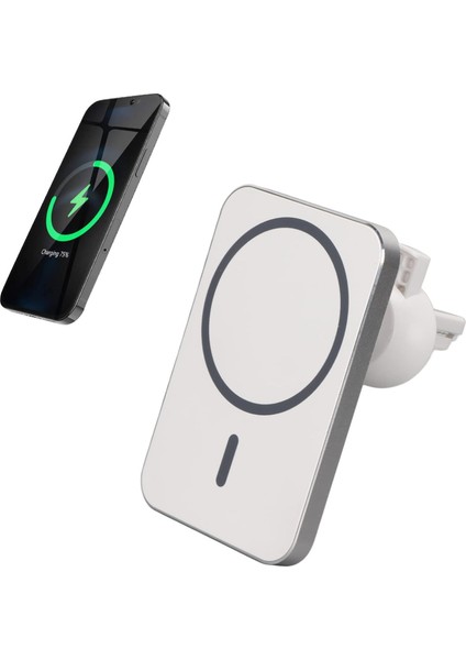 Apple iPhone 12-13-14-15 Pro/max Uyumlu Magsafe Kablosuz Manyetik Araç Şarj Cihazı 15 W Oto Telefon Tutucu fırsatları