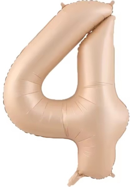 Pudra Rengi Mat 4 Rakam Folyo Balon 100 cm