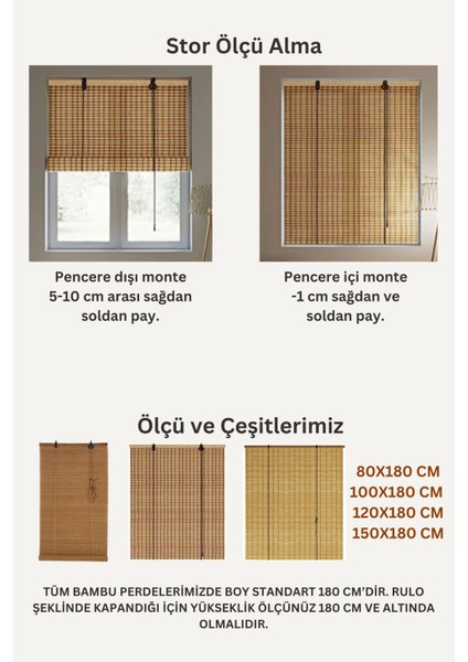 Bambu Store Perde Bej
