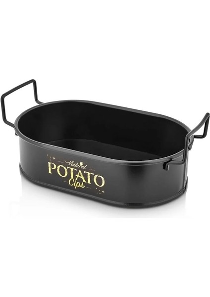 Mini Oval Patates & Cips Sunumluk 21 cm 4 Adet fırsatları