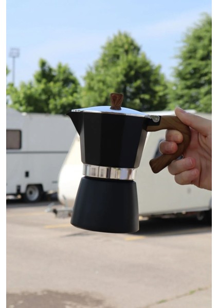 Mokapot 6-Cup Coffeehutt Bigg Coffee Kahve Demleme Kahve Ekipmanı Italyan Filtre Kahve Makinesi