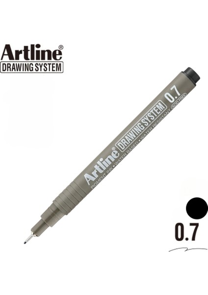 | Drawing System 237 Teknik Çizim Kalemi, 0.7 Mm, Siyah, Teknik ve Hassas Çizimler Için fiyatları