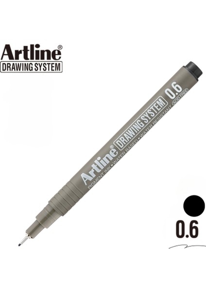 | Drawing System 236 Teknik Çizim Kalemi, 0.6 Mm, Siyah, Teknik ve Hassas Çizimler Için fiyatları