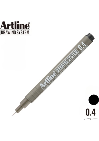 | Drawing System 234 Teknik Çizim Kalemi, 0.4 Mm, Siyah, Teknik ve Hassas Çizimler Için fiyatları