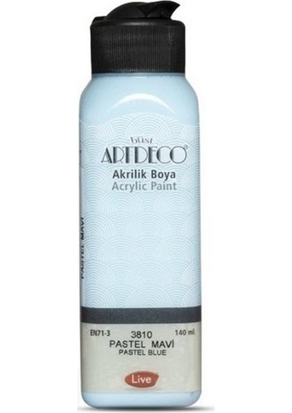Akrilik Boya 140 ml Pastel Mavi 3810