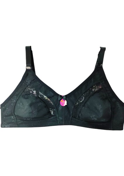 Kadın Büyük Beden Dantel Detaylı 3 Kopçalı Toparlayıcı Penye Desteksiz Telsiz Kapsız Anne Sütyeni fiyatları