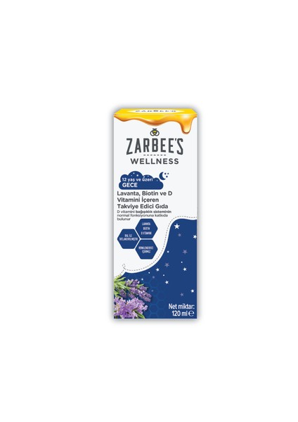 Zarbee’s Wellness Lavanta, Biotin ve D Vitamini Içeren Takviye Edici Gıda