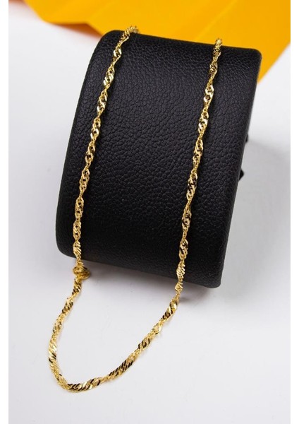 14 Ayar Altın Zincir 3 mm 45 cm Singapur Zincir LKKLY1202 fiyatları