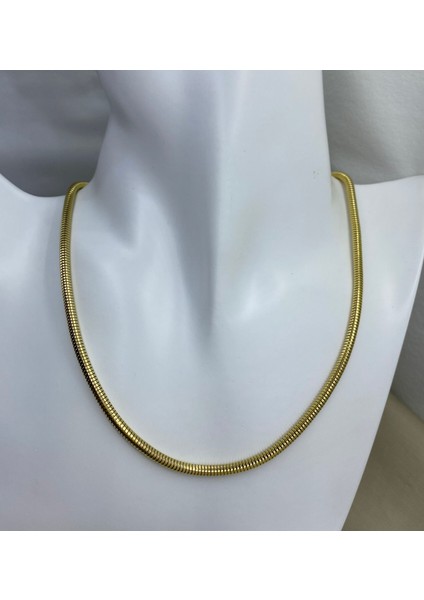 Çelik Gold Renk Zincir Model Kolye modelleri