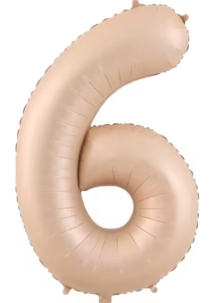 Pudra Rengi Mat 6 Rakam Folyo Balon 100 cm