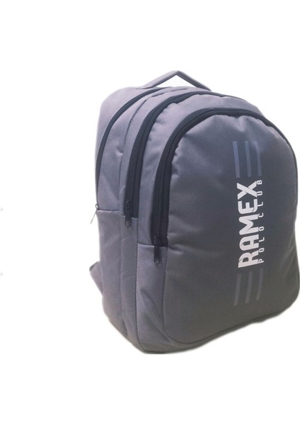 Unisex Gri Sırt Çantası Büyük Boy Seyahat Okul Çantası Su Itici Spor Çantası 45X30X15CM 24LT+ Seçtiğiniz Anahtarlık Hediye modelleri