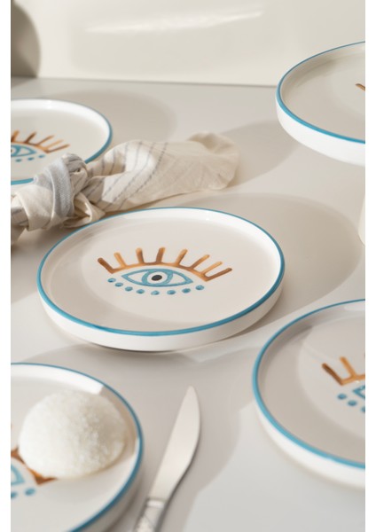 Hand Made 5 Parça Nazar Sunum Servis Tabakları indirimleri