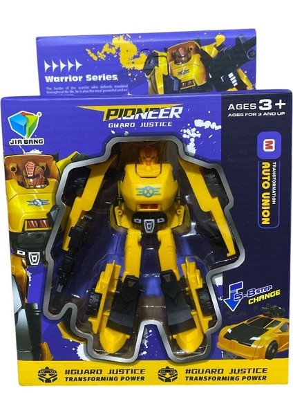 14X7 cm Arabaya Dönüşen Robot 2028